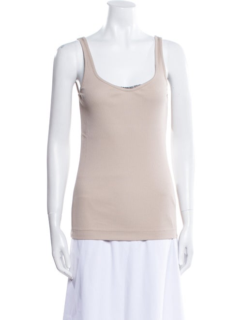 Brunello Cucinelli Scoop Neck Sleeveless Top