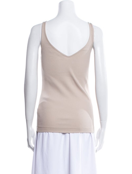 Brunello Cucinelli Scoop Neck Sleeveless Top