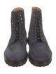 Brunello Cucinelli Suede Leather Trim Embellishment Hiking Boots