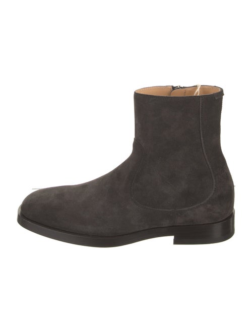 Brunello Cucinelli Suede Leather Trim Embellishment Boots