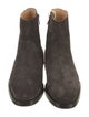 Brunello Cucinelli Suede Leather Trim Embellishment Boots