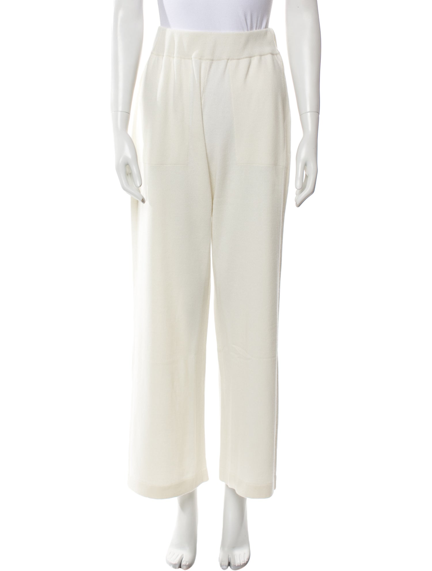 Brunello Cucinelli Cashmere Wide Leg Pants