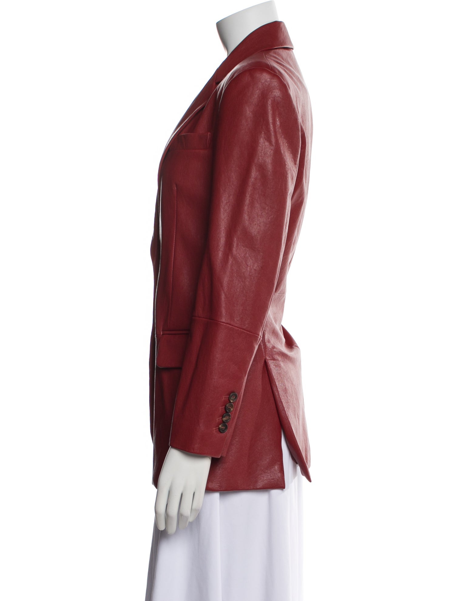 Brunello Cucinelli Leather Blazer