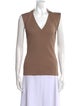Brunello Cucinelli V-Neck Sleeveless Top