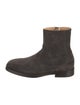 Brunello Cucinelli Suede Leather Trim Embellishment Boots