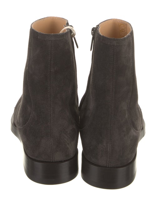 Brunello Cucinelli Suede Leather Trim Embellishment Boots