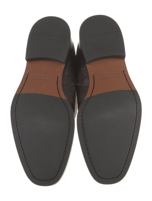 Brunello Cucinelli Suede Leather Trim Embellishment Boots