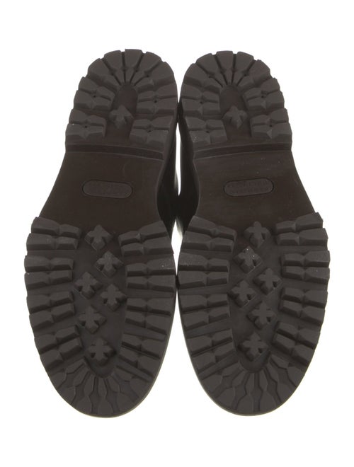 Brunello Cucinelli Leather Combat Boots