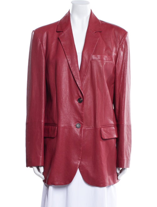 Brunello Cucinelli Leather Blazer