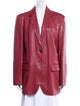 Brunello Cucinelli Leather Blazer