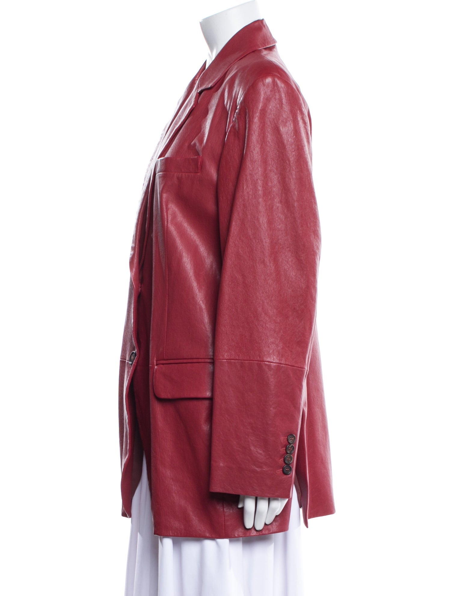 Brunello Cucinelli Leather Blazer