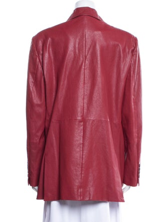 Brunello Cucinelli Leather Blazer