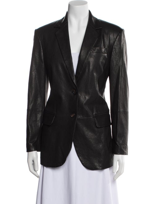 Brunello Cucinelli Leather Blazer