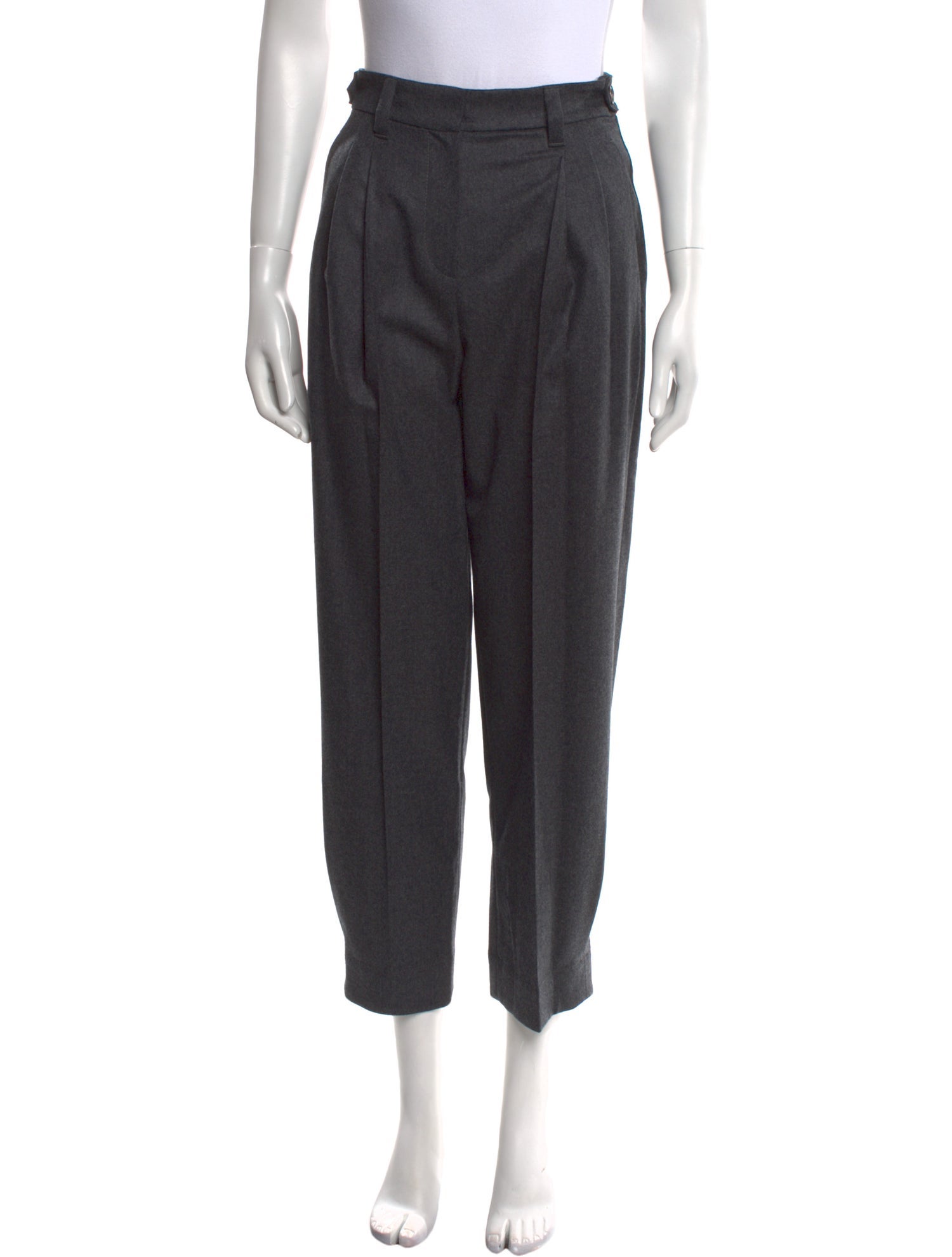 Brunello Cucinelli Virgin Wool Straight Leg Pants