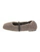 Brunello Cucinelli Shearling Flats