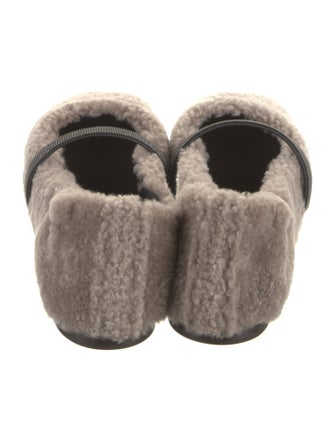Brunello Cucinelli Shearling Flats