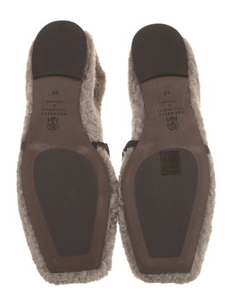 Brunello Cucinelli Shearling Flats