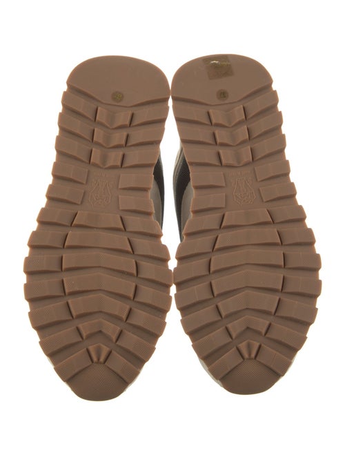 Brunello Cucinelli Suede Studded Accents Sneakers