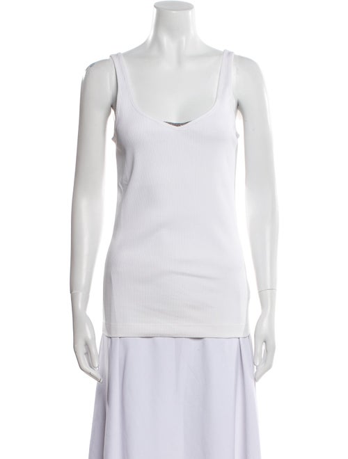 Brunello Cucinelli Scoop Neck Sleeveless Top