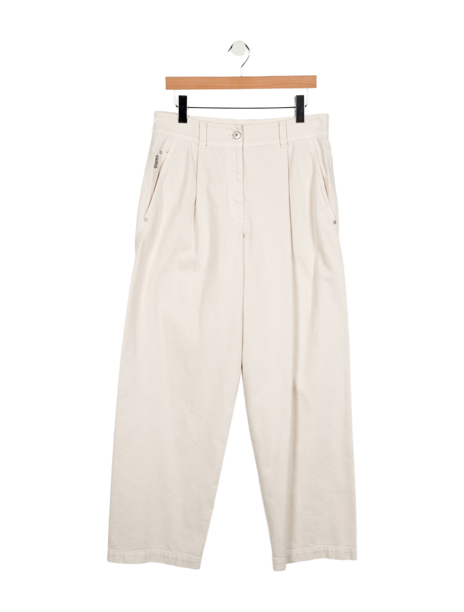 Brunello Cucinelli High-Rise Wide Leg Jeans