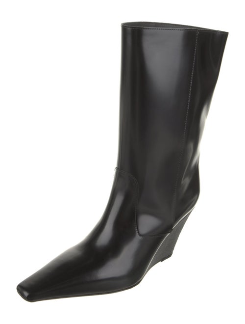 Brunello Cucinelli Leather Studded Accents Boots