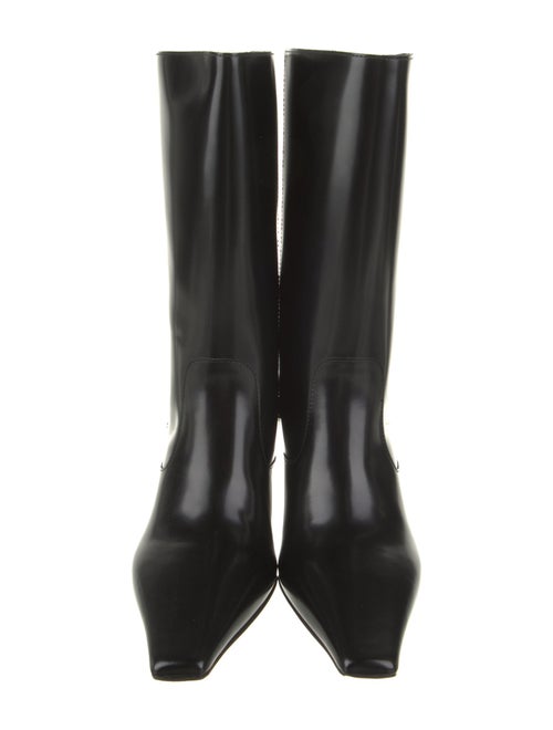 Brunello Cucinelli Leather Studded Accents Boots