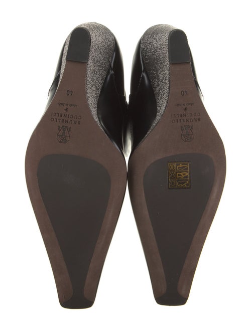 Brunello Cucinelli Leather Studded Accents Boots