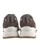 Brunello Cucinelli Leather Beaded Accents Sneakers