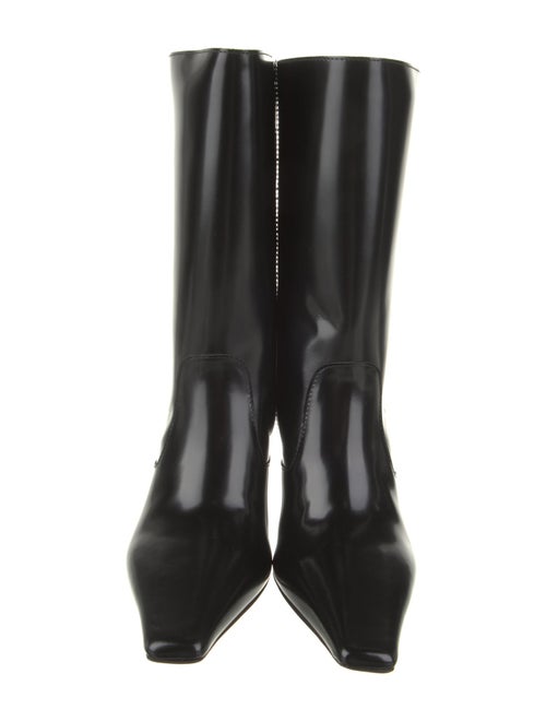 Brunello Cucinelli Leather Studded Accents Boots