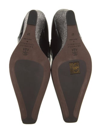 Brunello Cucinelli Leather Studded Accents Boots