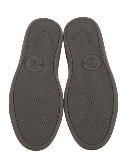 Brunello Cucinelli Suede Studded Accents Sneakers