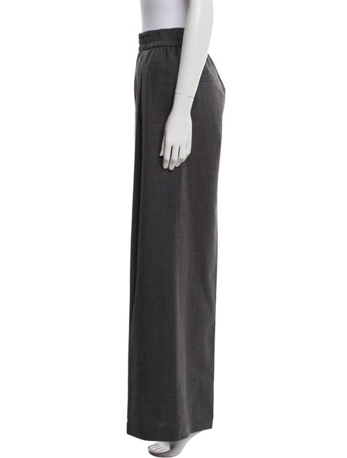 Brunello Cucinelli Virgin Wool Wide Leg Pants