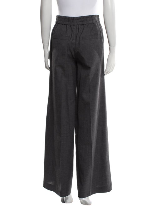 Brunello Cucinelli Virgin Wool Wide Leg Pants
