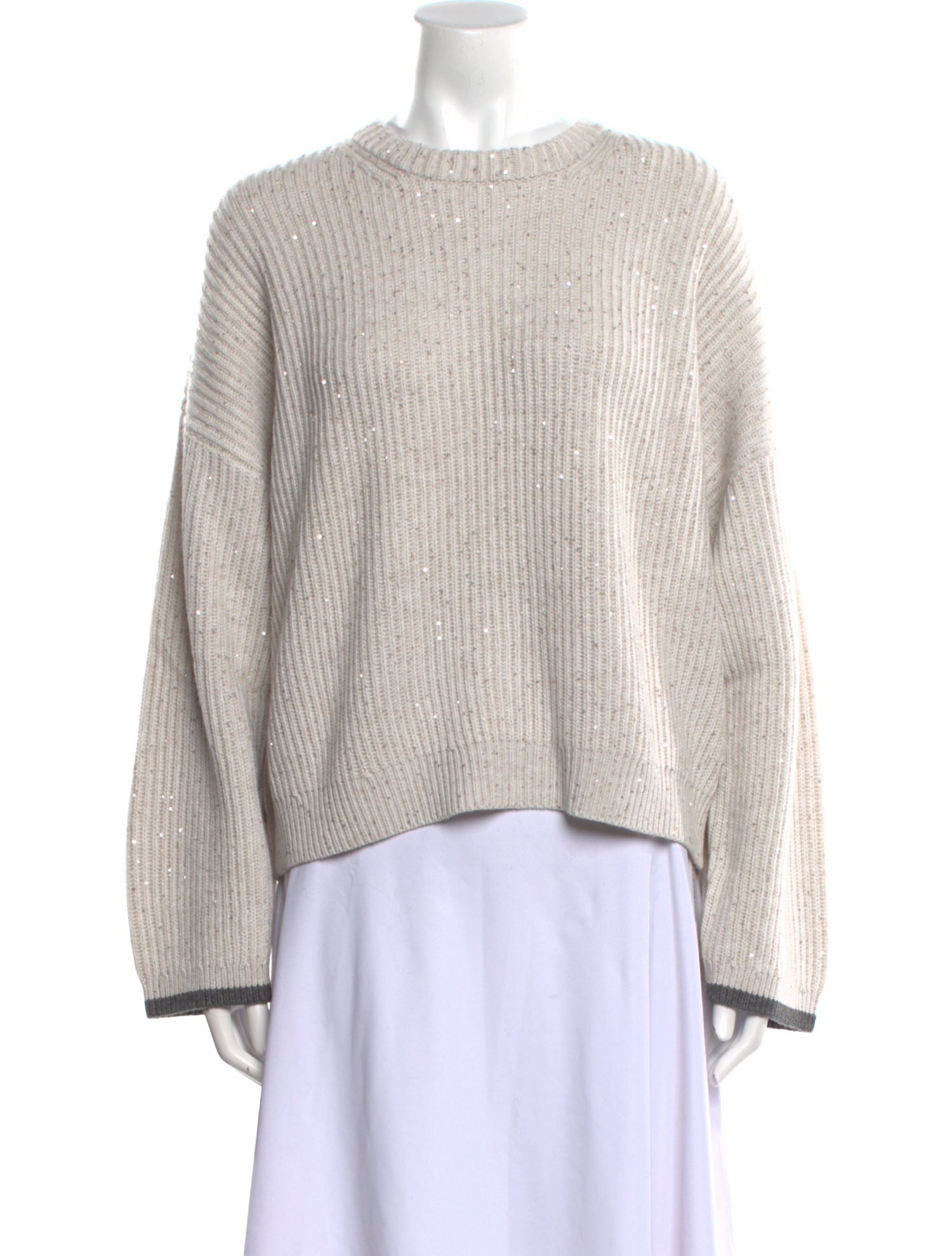 Brunello Cucinelli Cashmere Crew Neck Sweater