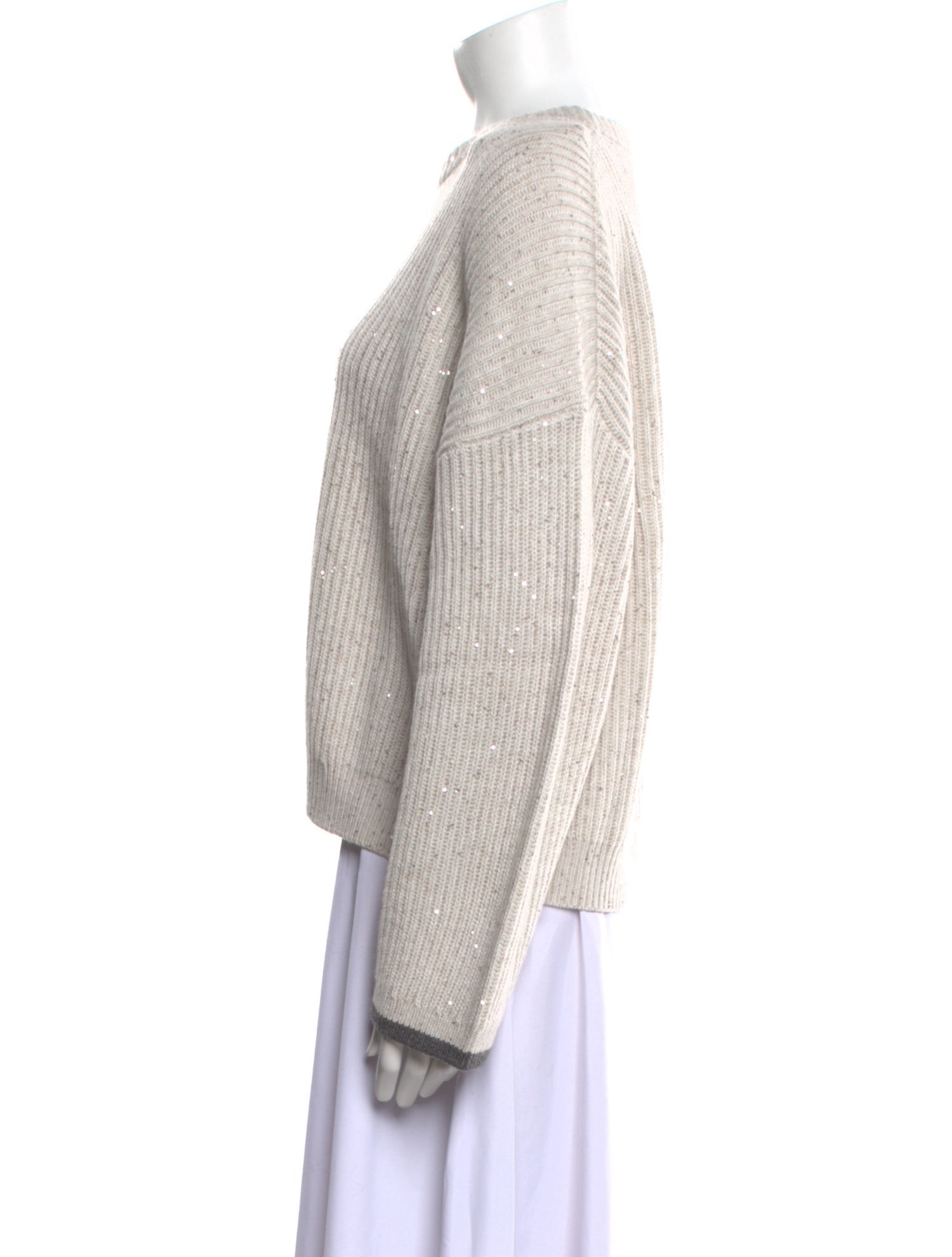 Brunello Cucinelli Cashmere Crew Neck Sweater