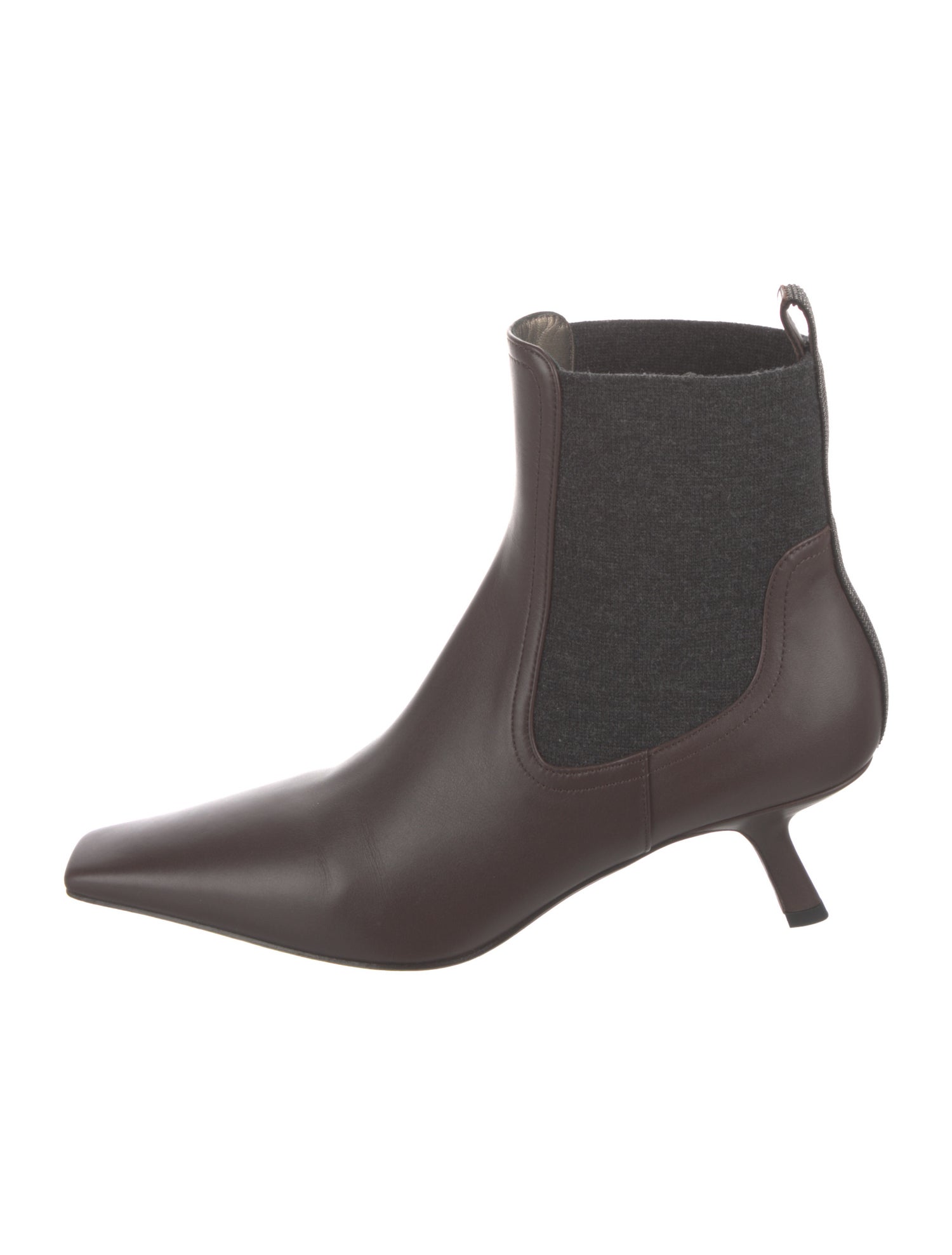 Brunello Cucinelli Leather Chelsea Boots