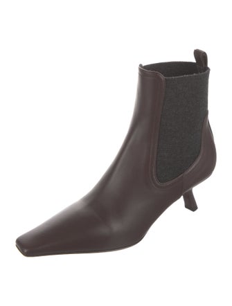 Brunello Cucinelli Leather Chelsea Boots