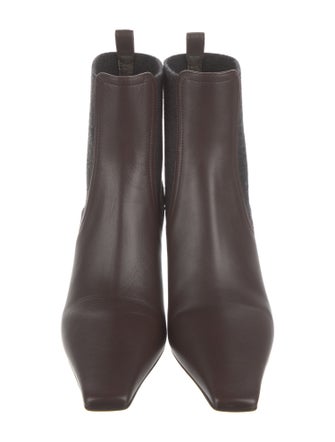 Brunello Cucinelli Leather Chelsea Boots