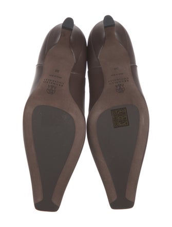 Brunello Cucinelli Leather Chelsea Boots