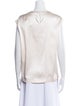 Brunello Cucinelli Silk Crew Neck Blouse