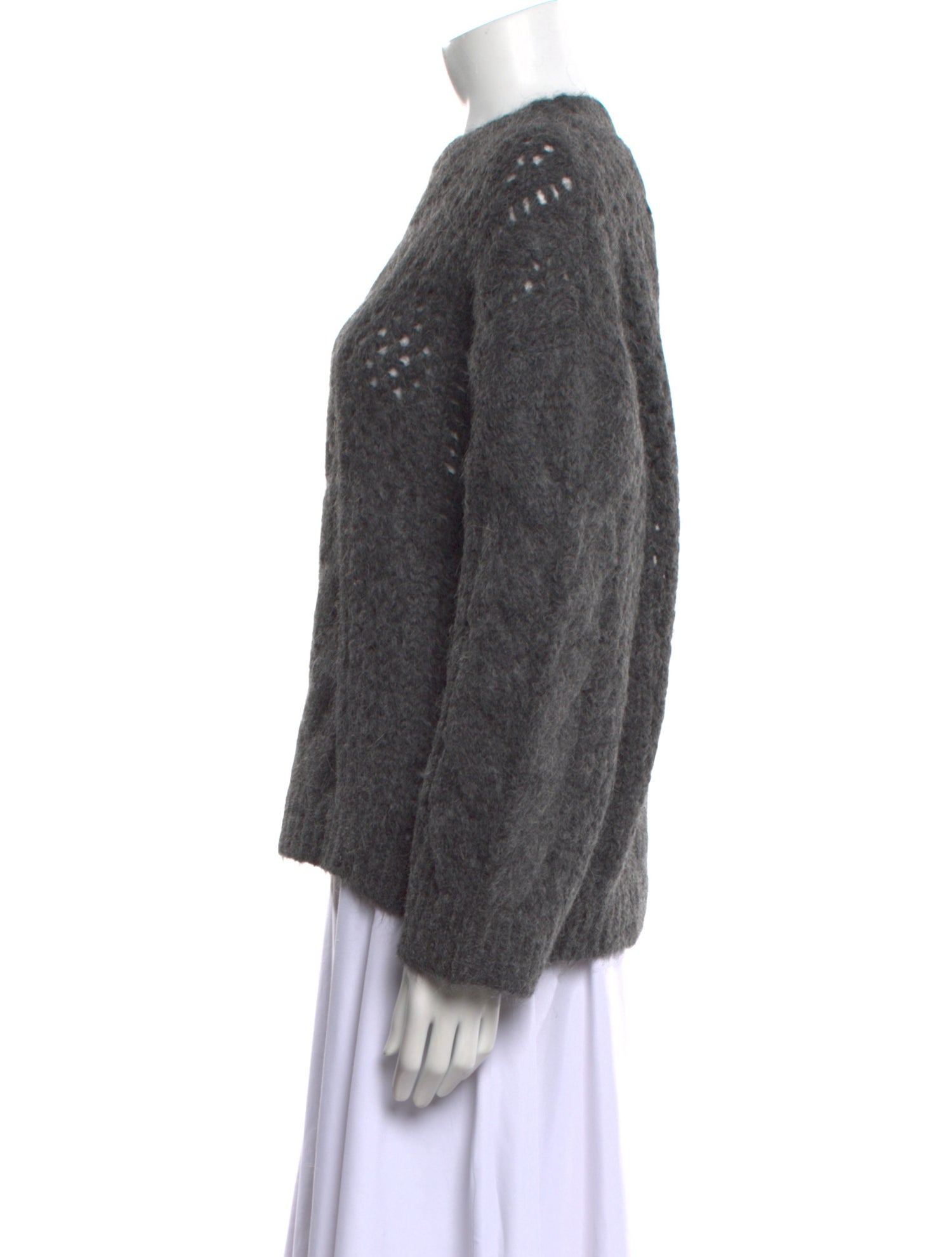 Brunello Cucinelli Alpaca Crew Neck Sweater