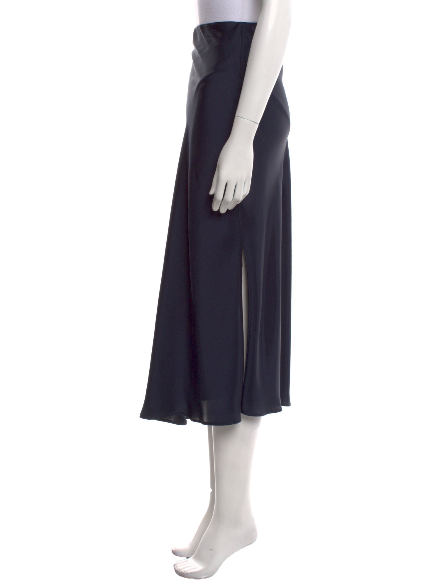 Brunello Cucinelli Satin Midi Length Skirt