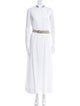 Brunello Cucinelli Mock Neck Long Dress