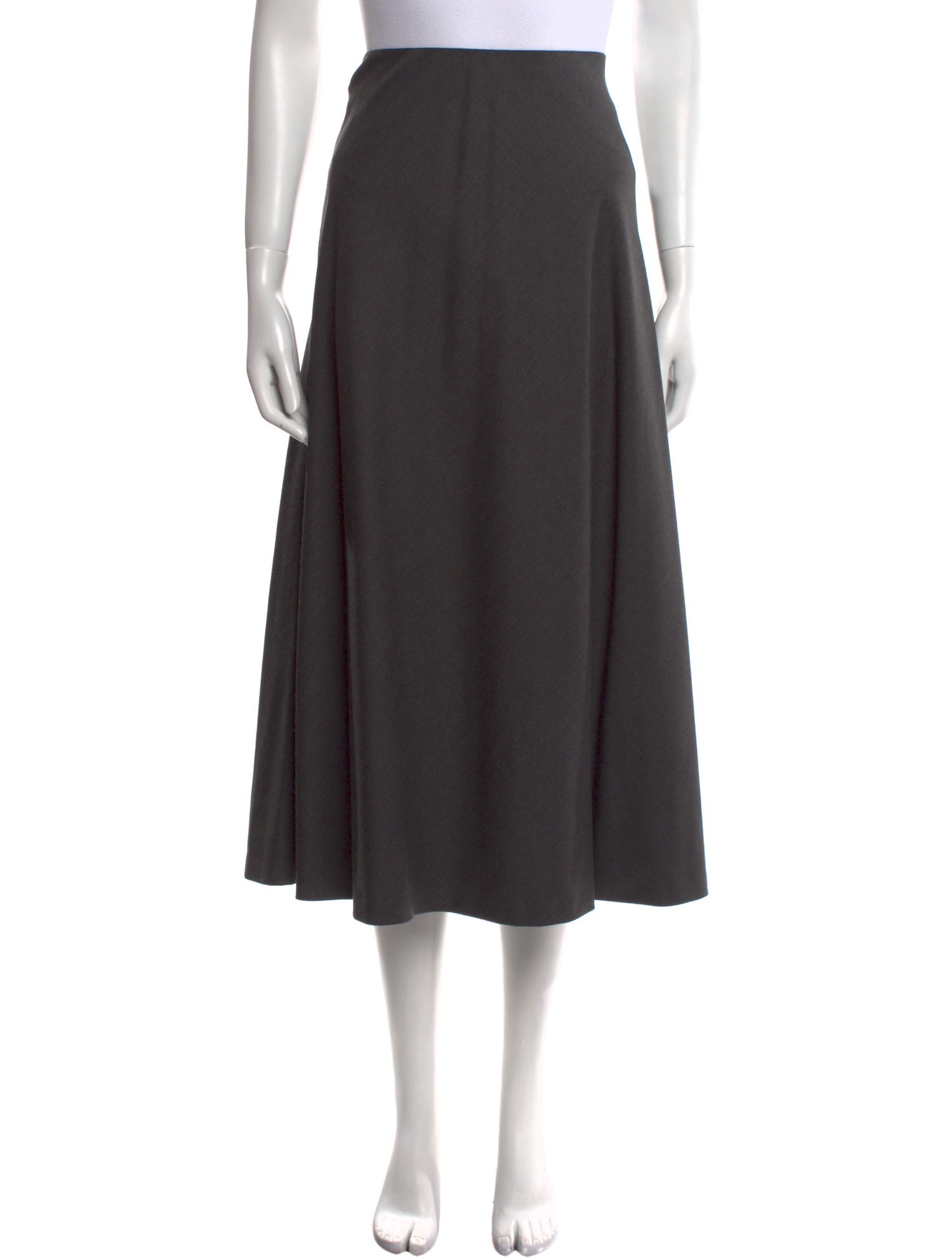 Brunello Cucinelli Virgin Wool Midi Length Skirt