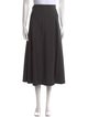 Brunello Cucinelli Virgin Wool Midi Length Skirt