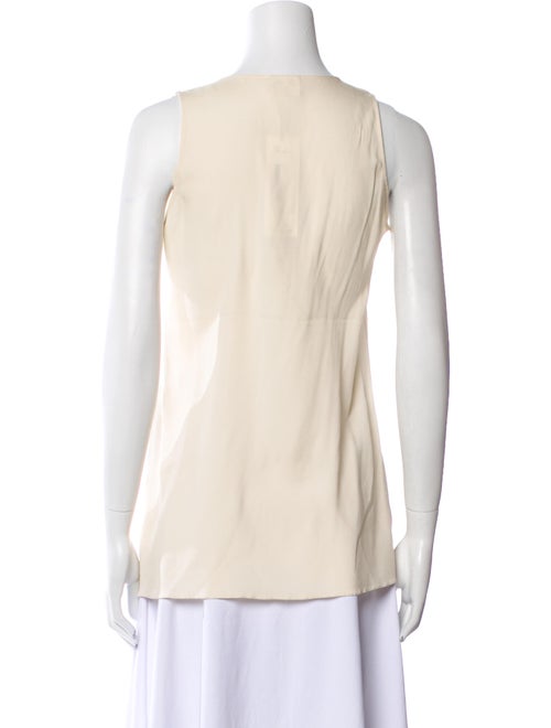 Brunello Cucinelli Scoop Neck Sleeveless Top