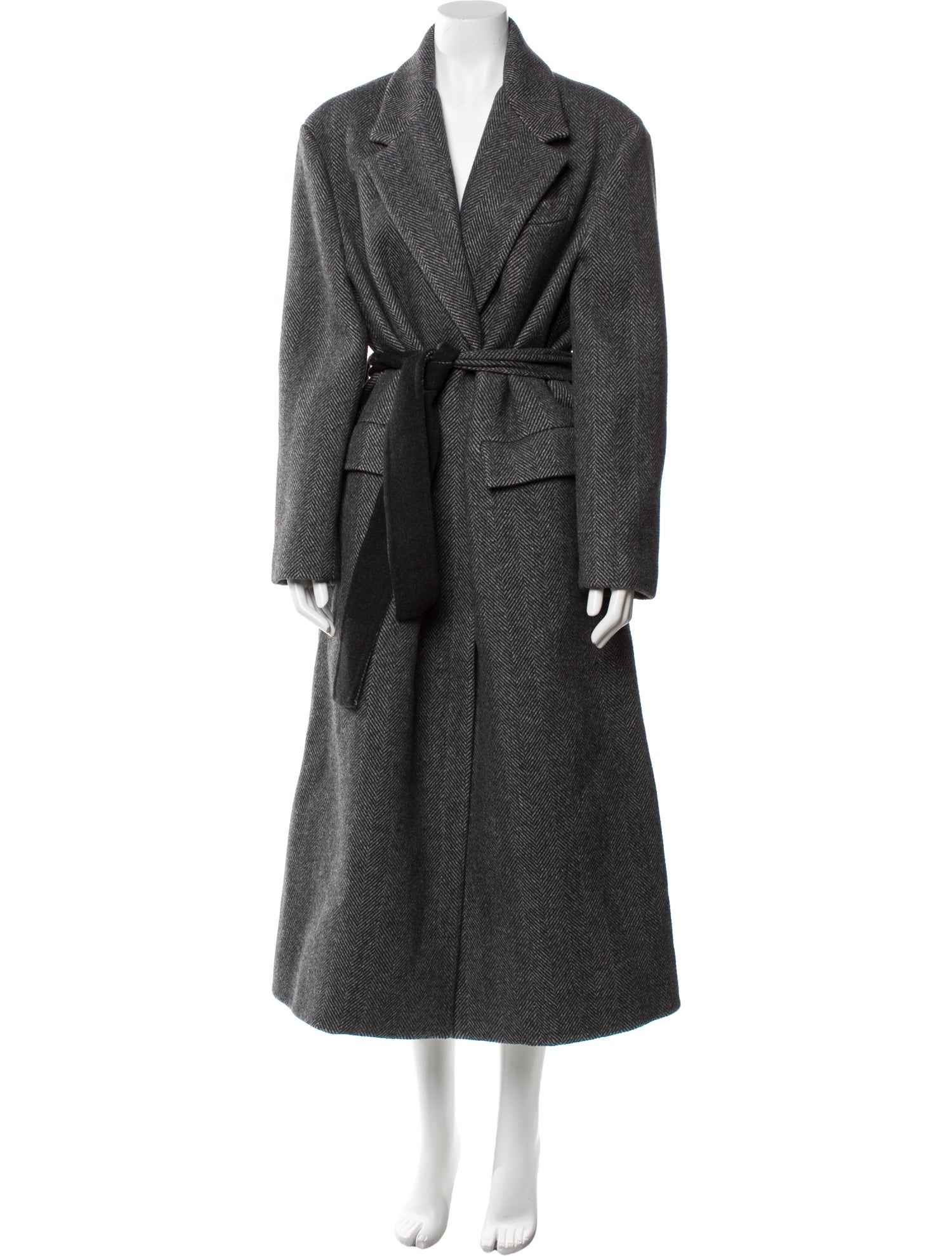 Brunello Cucinelli Virgin Wool Printed Trench Coat