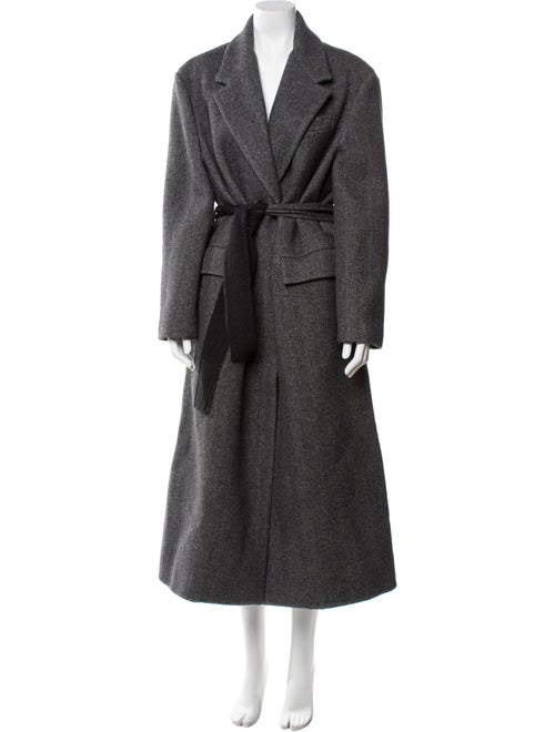 Brunello Cucinelli Virgin Wool Printed Trench Coat