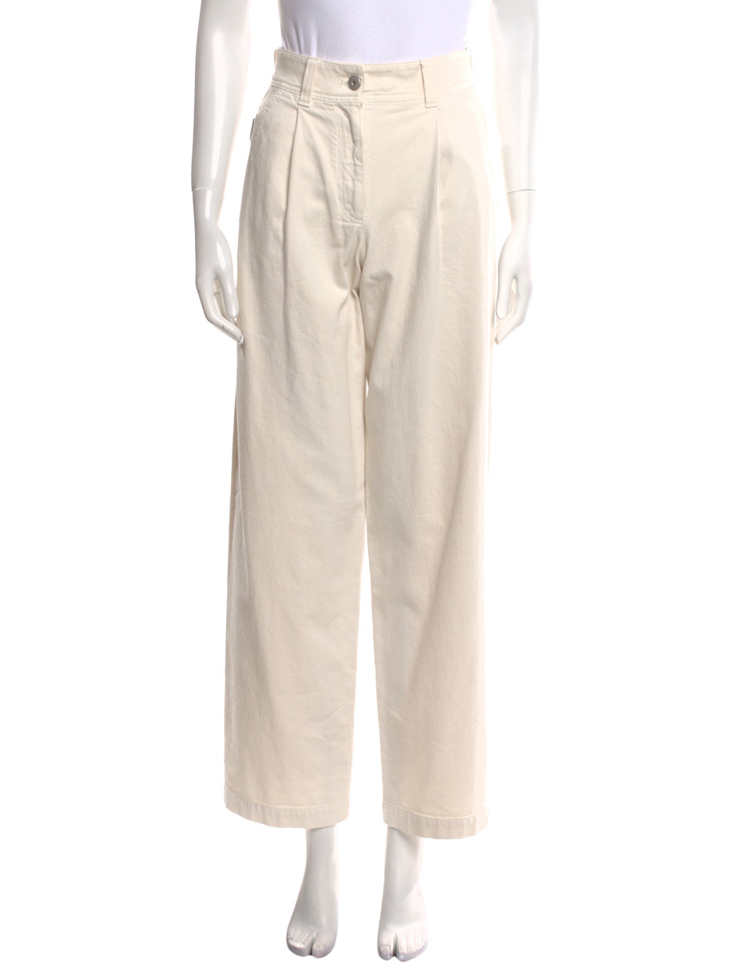 Brunello Cucinelli Mid-Rise Wide Leg Jeans