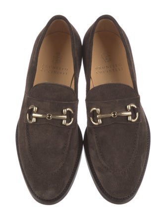 Brunello Cucinelli Suede Dress Loafers